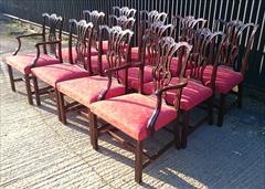 12 Antique Dining Chairs carver 26w 38h 24d 18hs single 22½w 38h 23d 18hs _8.JPG